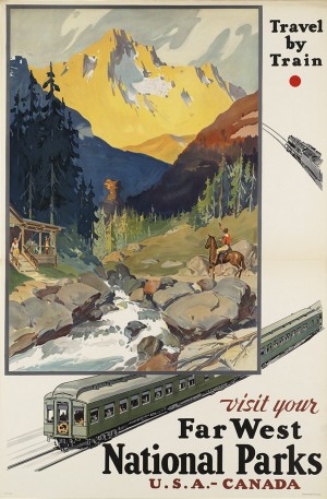 Visit Your Far West National Parks travel poster
